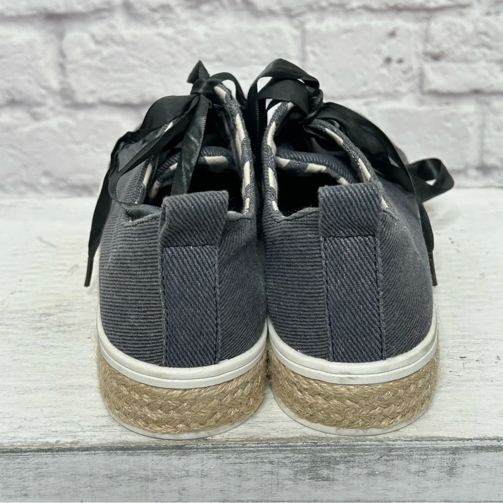 United Colors of Benetton Denim Platform Espadrilles